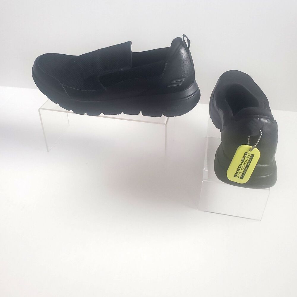 NEW Skechers GOwalk Women's Slip On Shoes Size 11 Black Mesh Lightweight